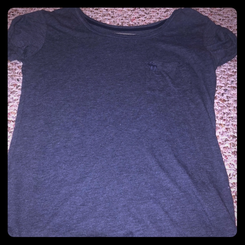 Abercrombie Heather navy tee